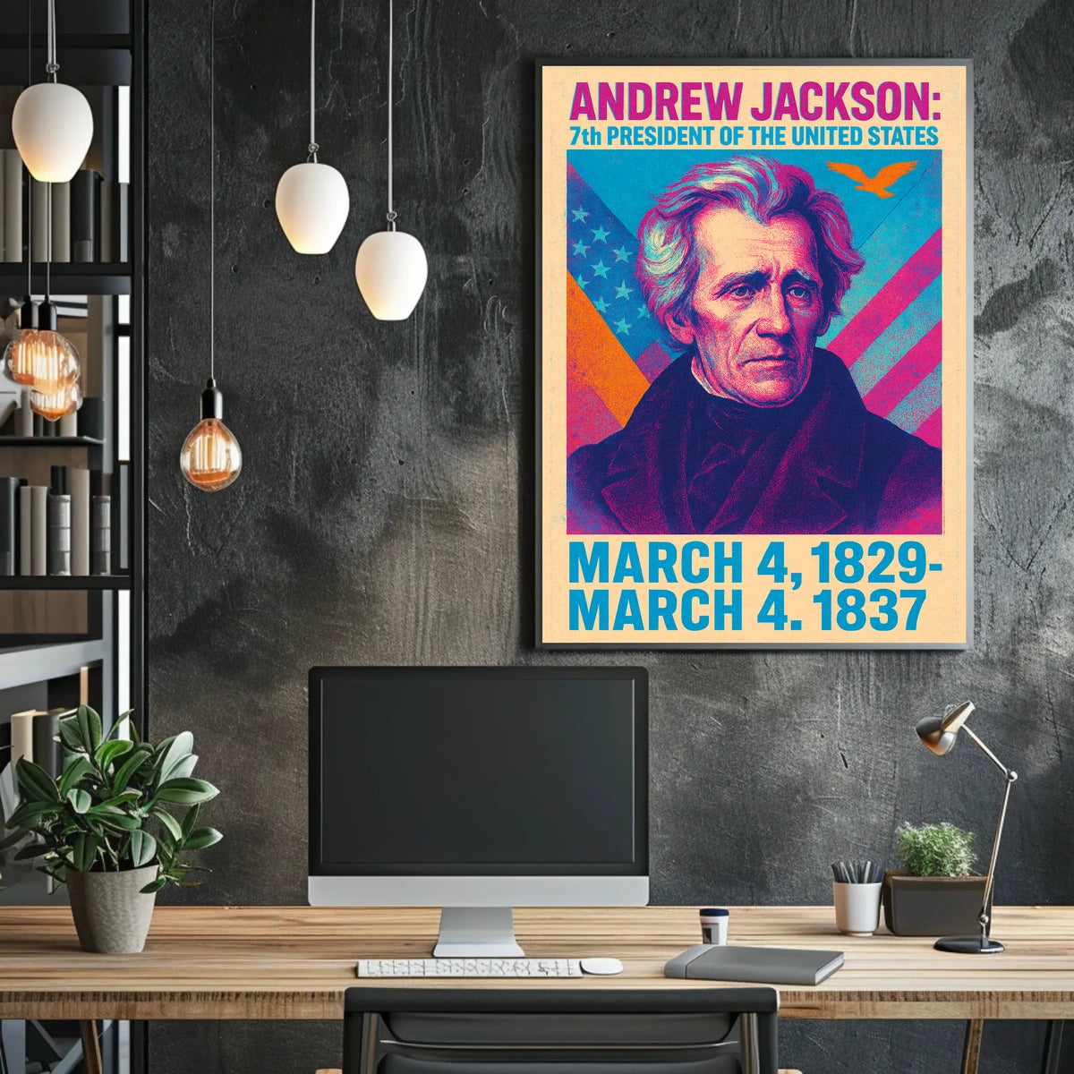 Andrew Jackson 7Th President Poster