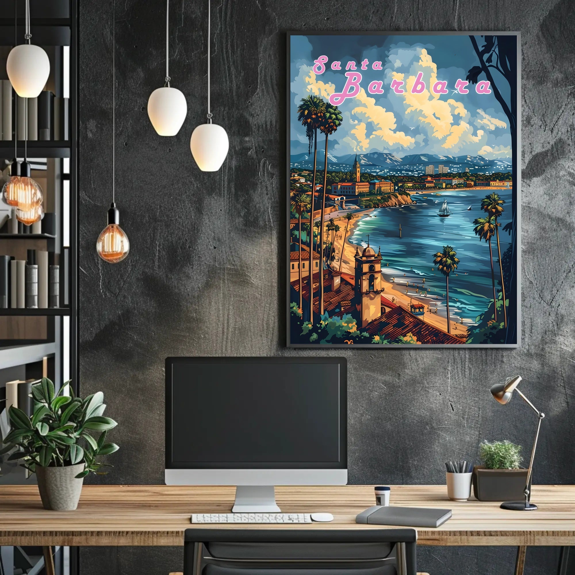 Santa Barbara Scenic Poster