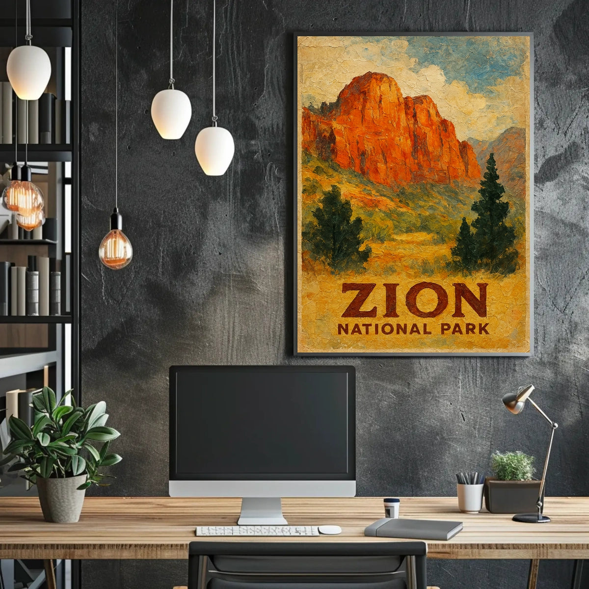 Zion National Park Poster