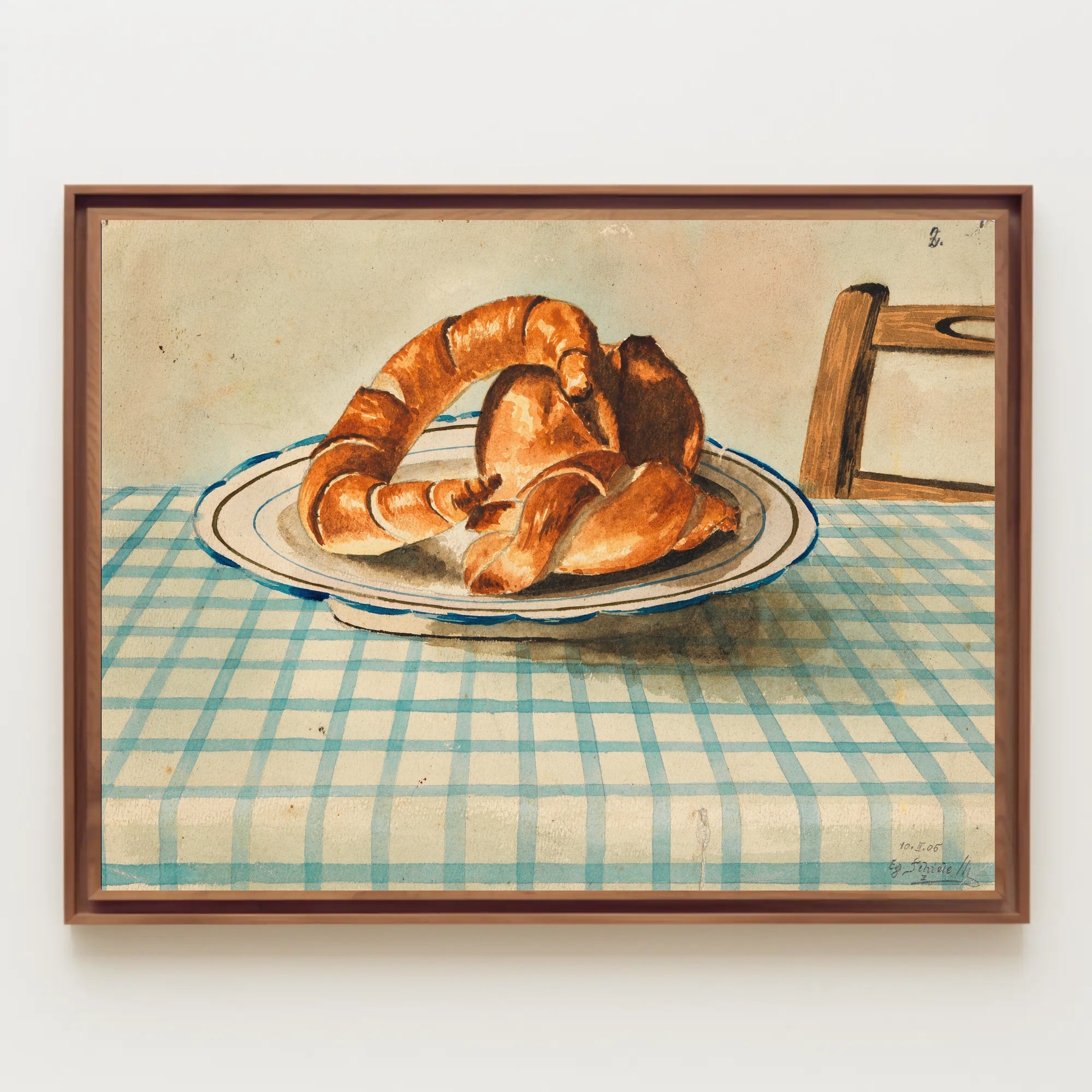Cozy Breakfast Setting Poster