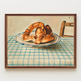 Cozy Breakfast Setting Poster