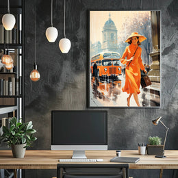 Autumn In The City Poster PosterGoat