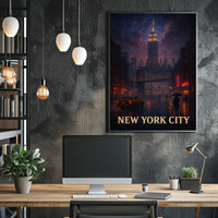New York City Nightscape Poster
