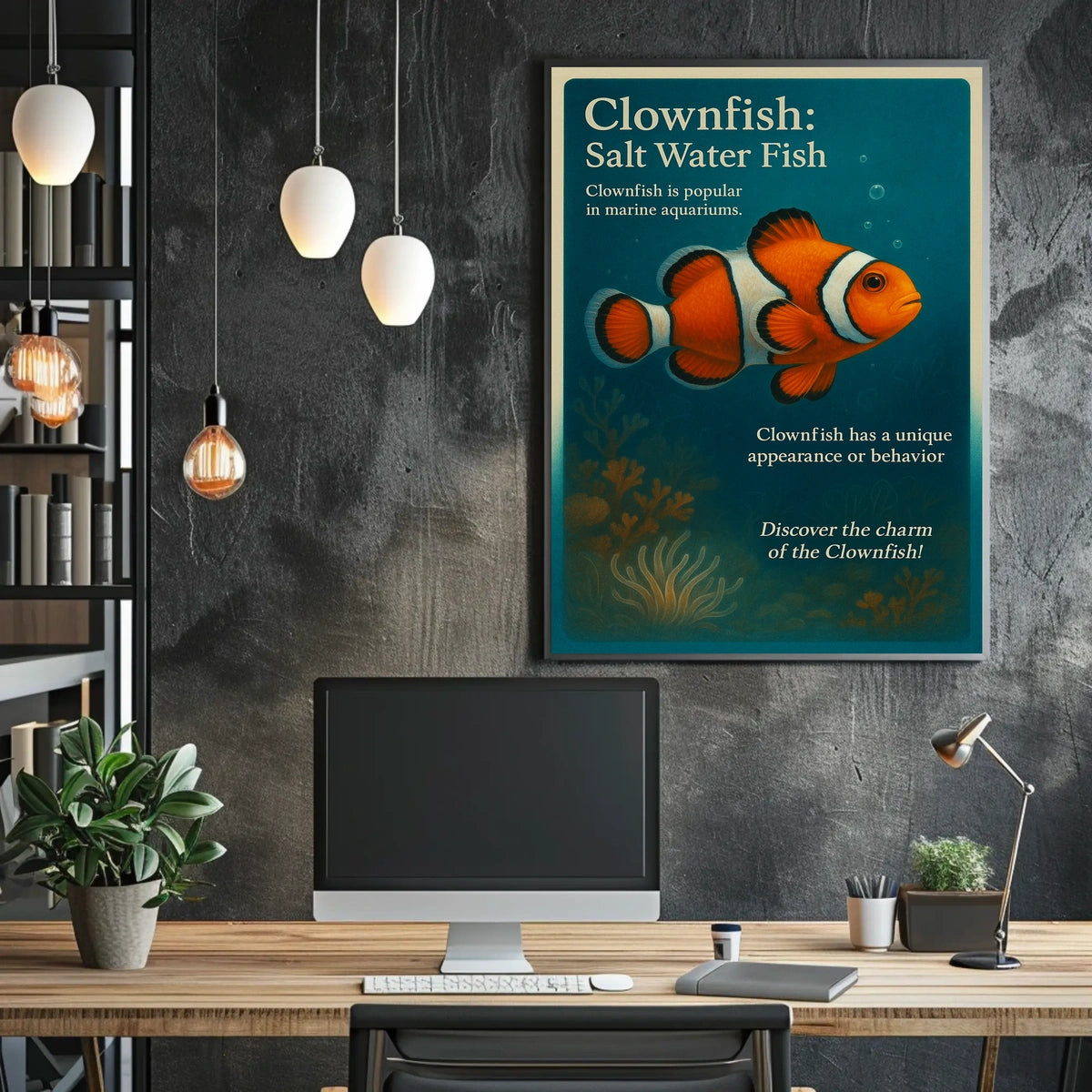 Discover The Charm Of The Clownfish Poster