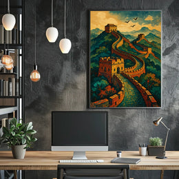 The Great Wall of China A Timeless Wonder Poster