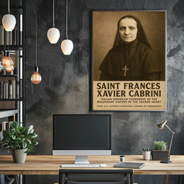 Saint Frances Xavier Cabrini Poster
