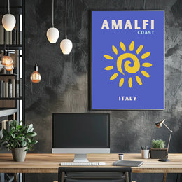 Amalfi Coast Dreamscape Seamless Travel Poster PosterGoat