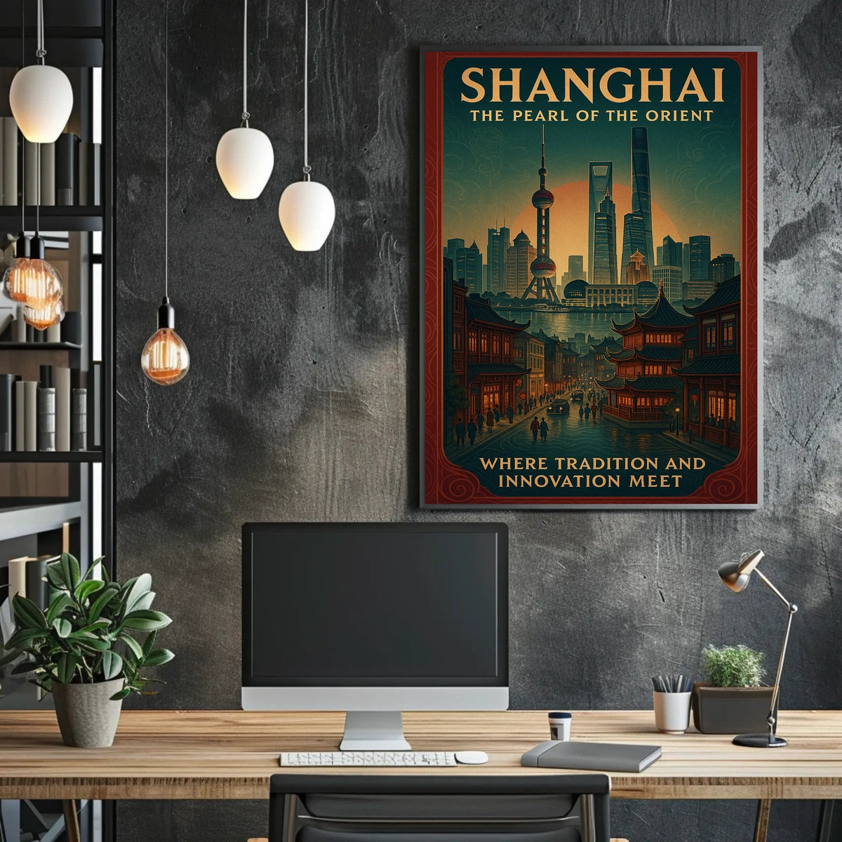 Shanghai The Pearl of the Orient Poster