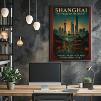 Shanghai The Pearl of the Orient Poster