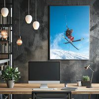 Skiing Adventure Poster