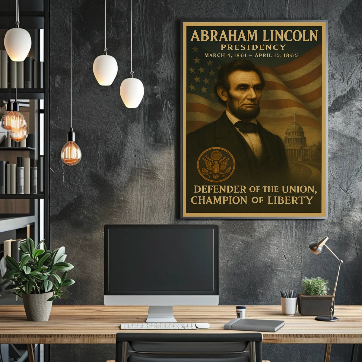 Abraham Lincoln: Defender of the Union Historical Poster