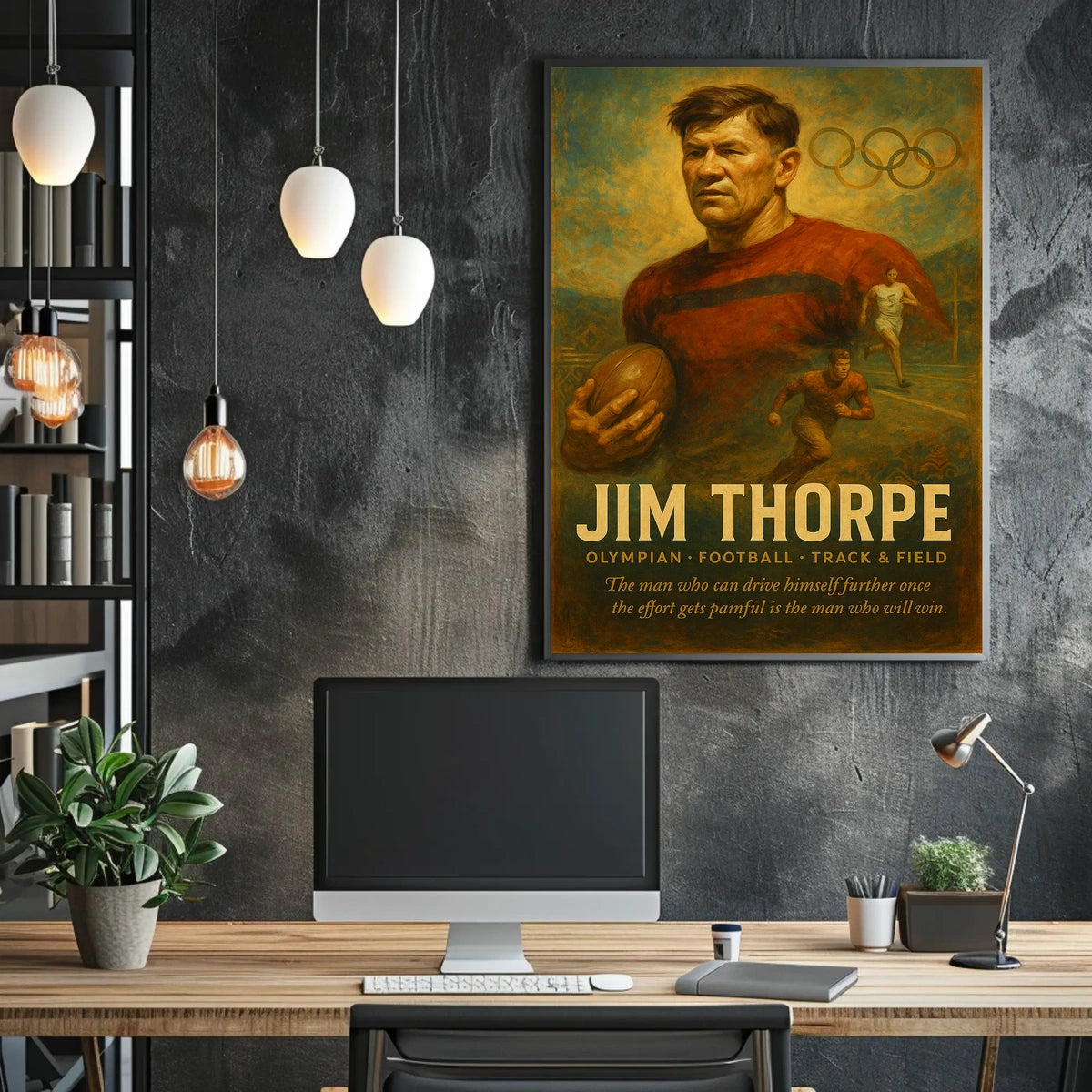Jim Thorpe Legendary Athlete Jim Thorpe Poster