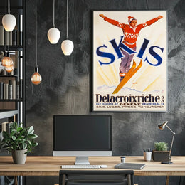 Delacroixriche Winter Sports Poster