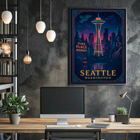 Enchanting Seattle Skyline Poster