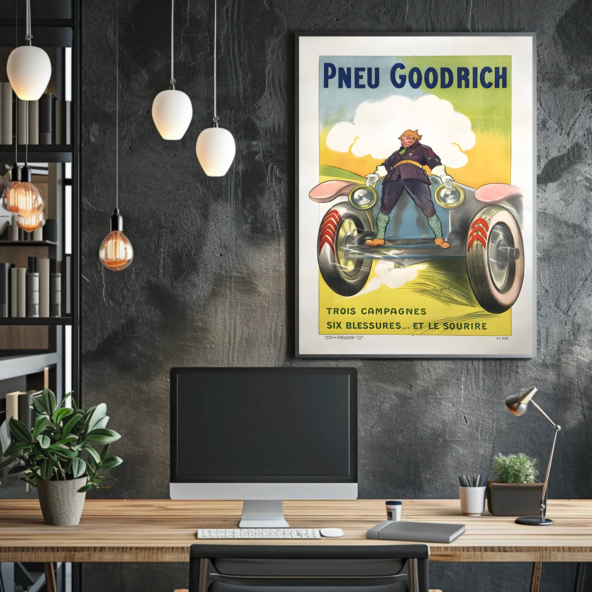 Pneu Goodrich Advertisement Poster