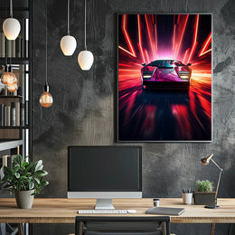 Neon Speed Poster PosterGoat