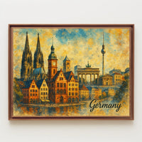 Iconic Landmarks of Germany Poster