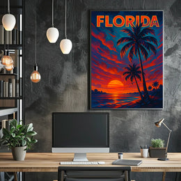 Florida Sunset Poster
