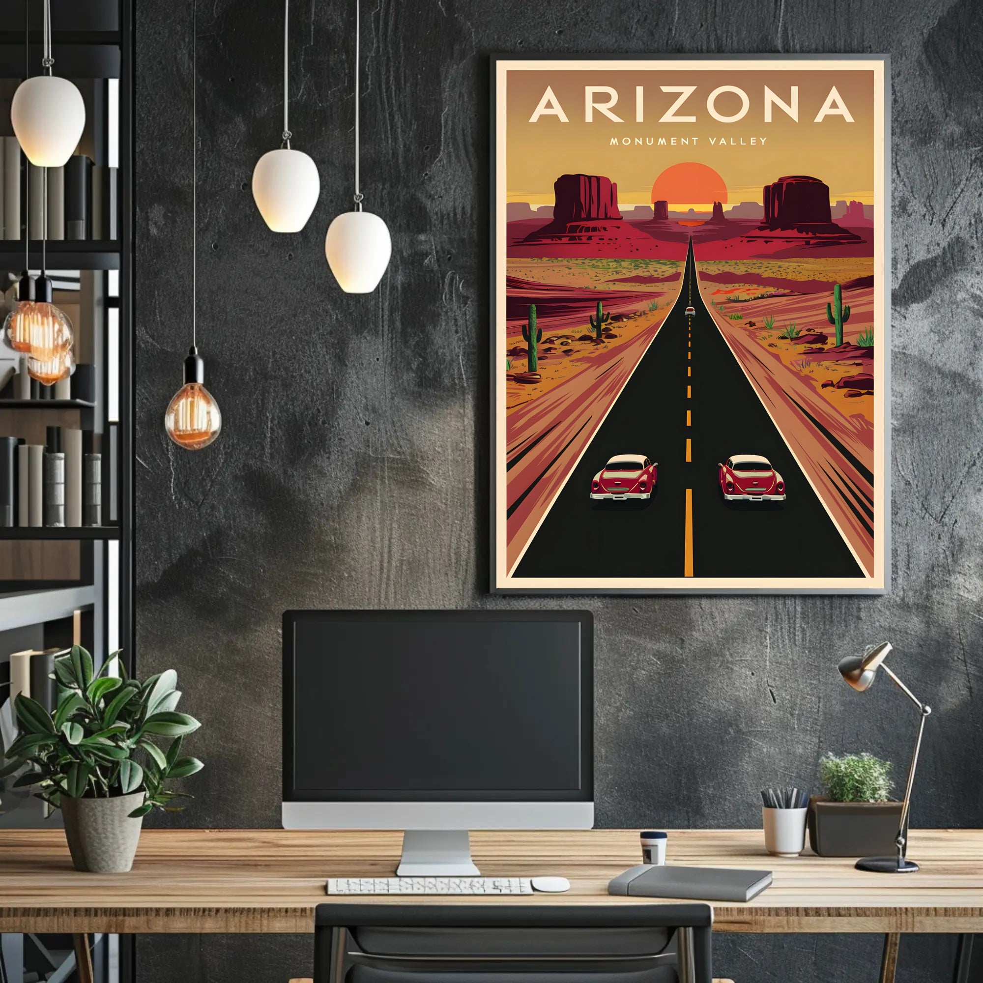 Arizona's Monument Valley Road Trip Poster
