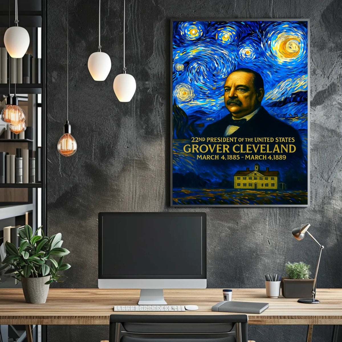 Grover Cleveland 22nd President of the United States Presidential Masterpiece Series Poster