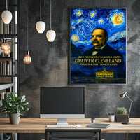Grover Cleveland 22nd President of the United States Presidential Masterpiece Series Poster