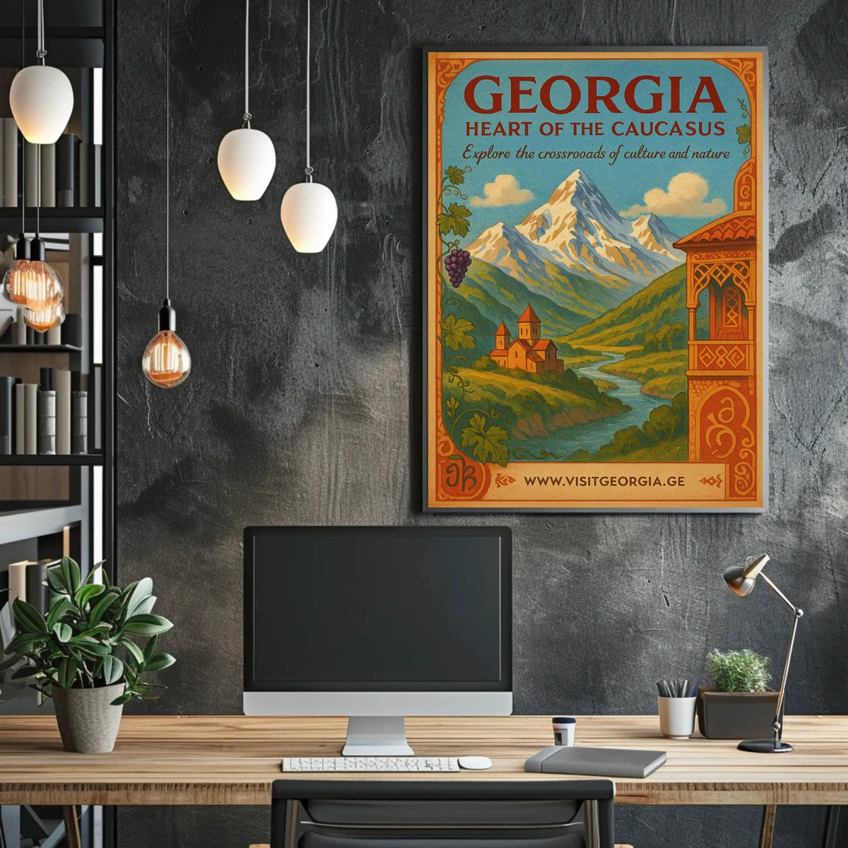 Georgia Heart Of The Caucasus Poster