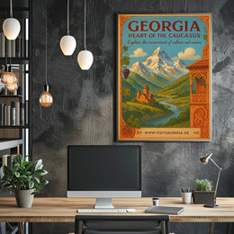 Georgia Heart Of The Caucasus Poster