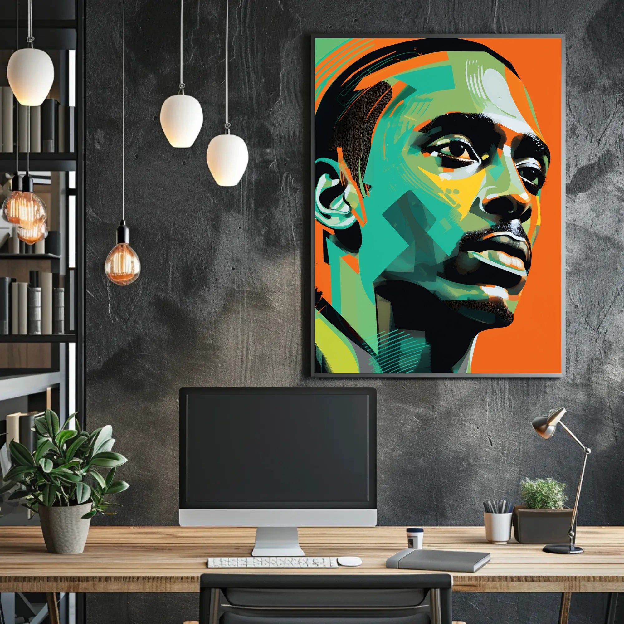 Vibrant Portrait Poster PosterGoat