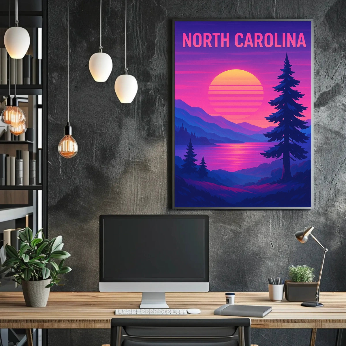 North Carolina Sunset Poster