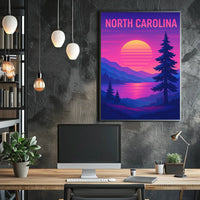 North Carolina Sunset Poster