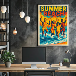 Summer Beach Vibes Poster