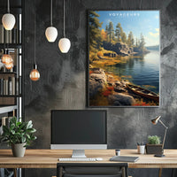 Voyageurs National Park Autumn Poster Wall Art Print