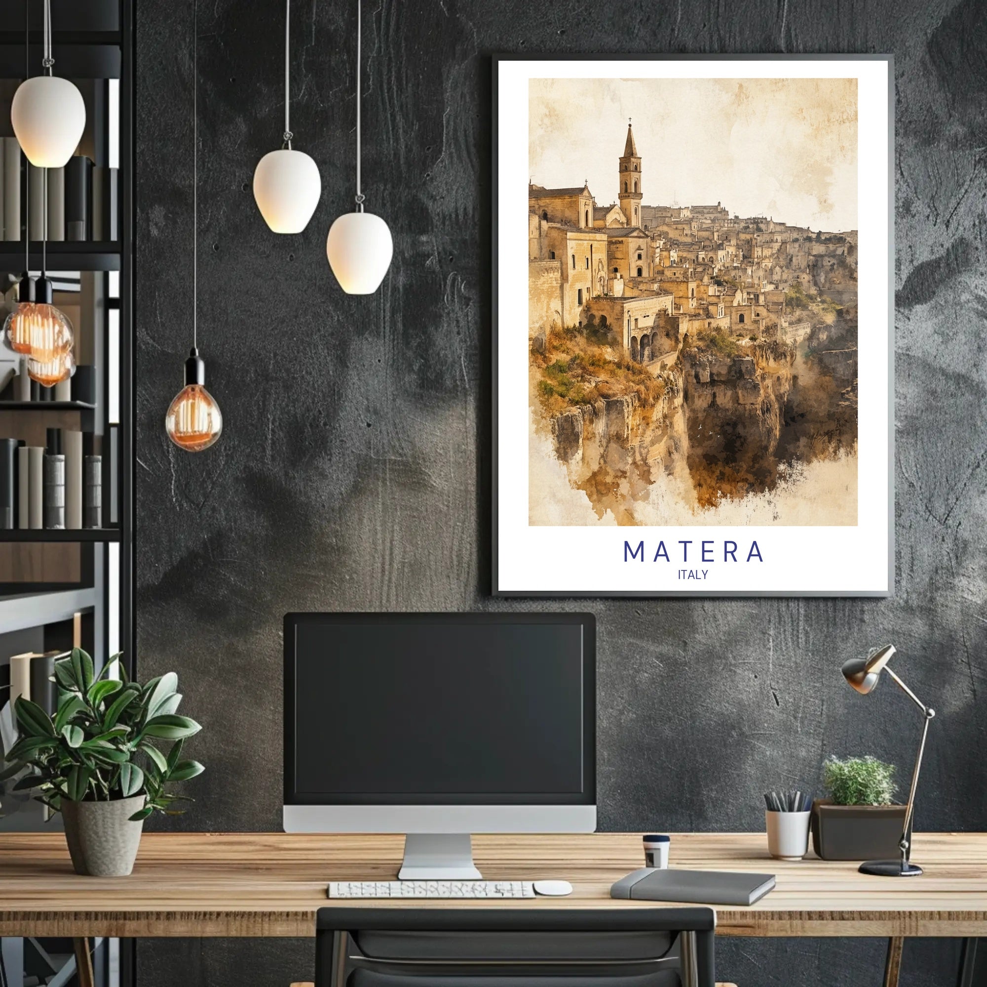 Matera: A Timeless Landscape Poster PosterGoat