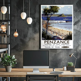Penzance Gateway To West Cornwall Poster