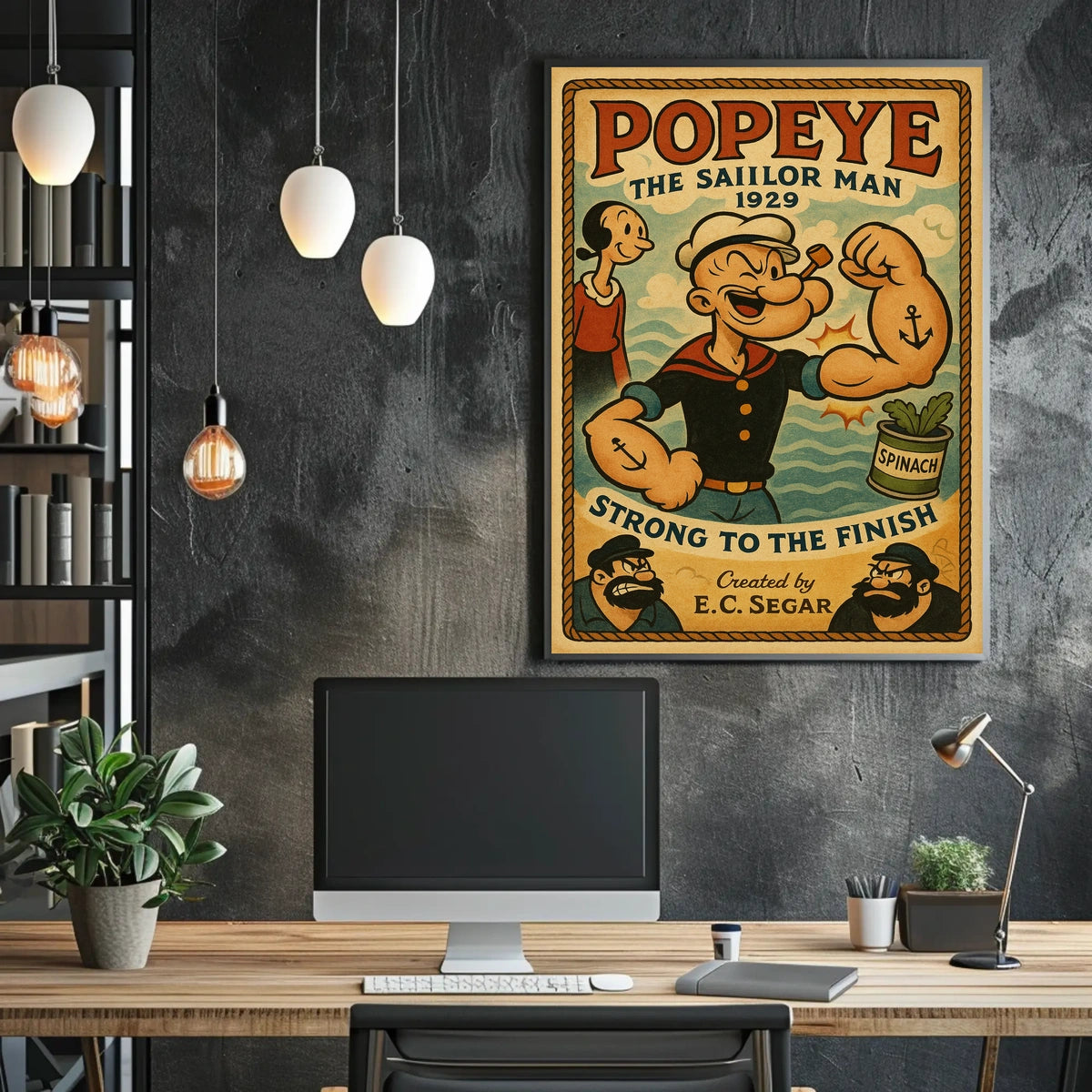 Popeye the Sailor Man 1929 Poster