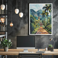 Rio de Janeiro Tropical Travel Poster PosterGoat