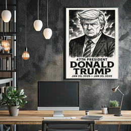 Donald Trump 47th President Poster