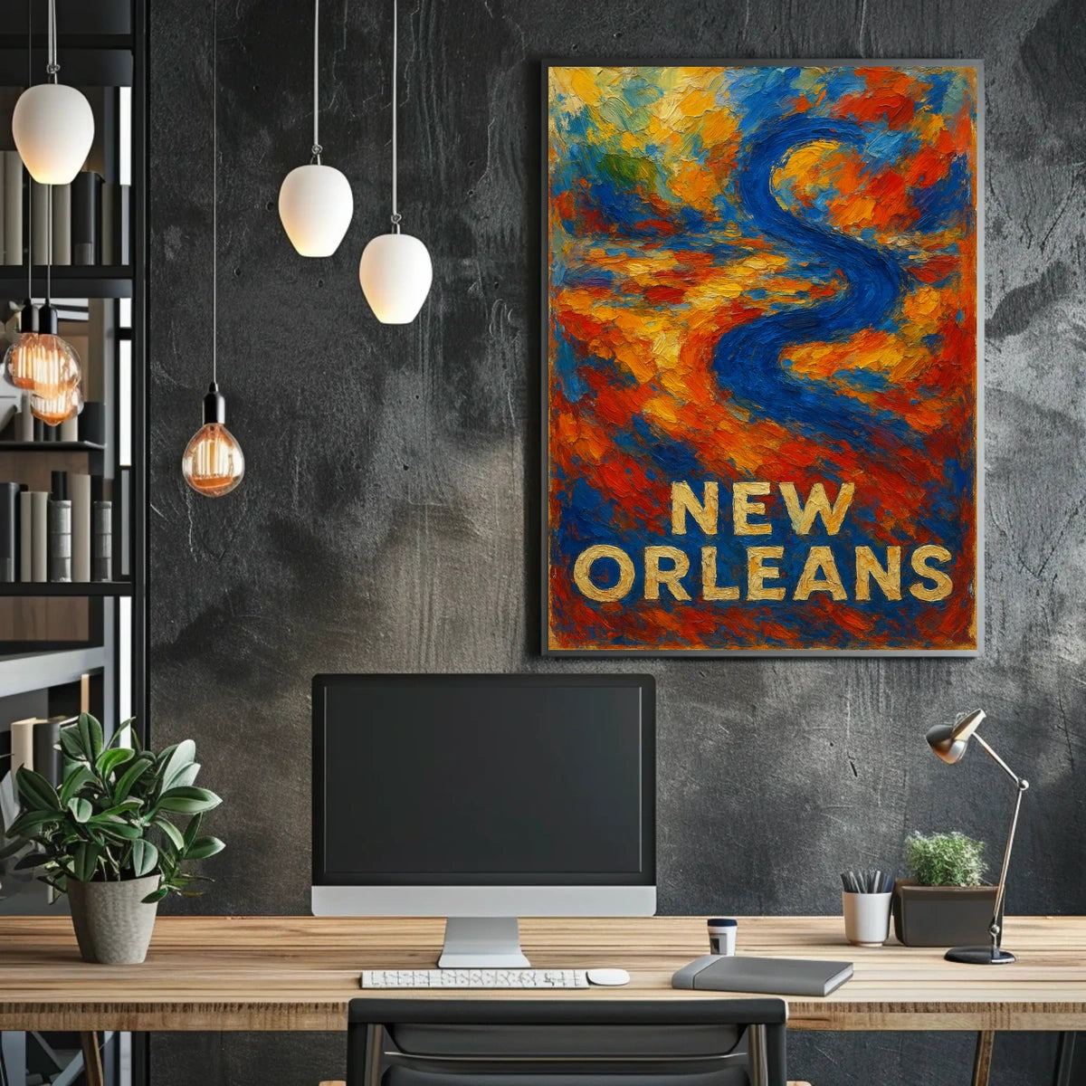 Vibrant New Orleans Poster