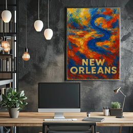 Vibrant New Orleans Poster