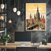 Dresden Architectural Elegance Poster