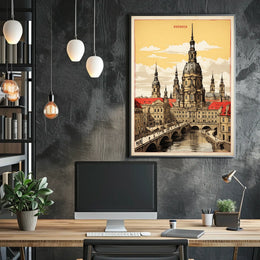 Dresden Architectural Elegance Poster
