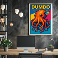 Dumbo Octopus Illustration Poster