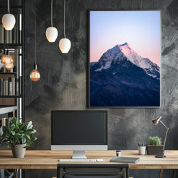 Majestic Mountain At Dawn Poster