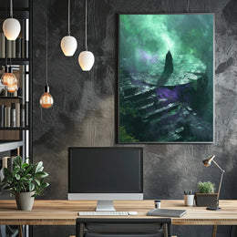 Mystical Summoning Scene Fantasy or Mythology Poster PosterGoat