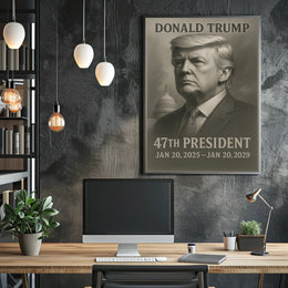 Donald Trump 47th President Poster