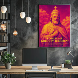 Pope Saint Gregory The Great Poster