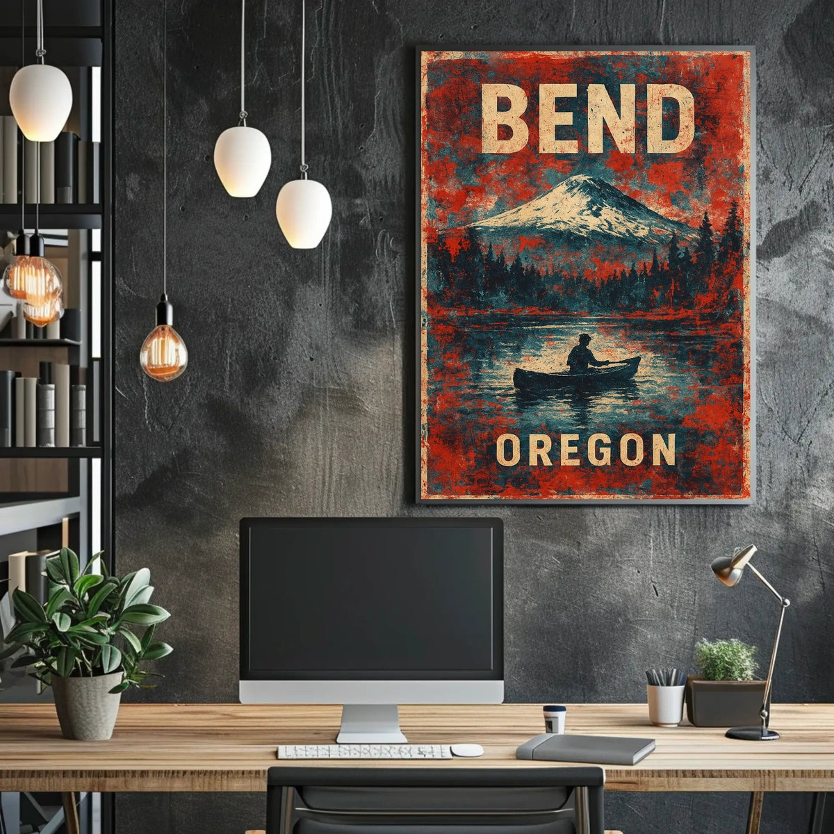 Bend, Oregon Adventure Poster