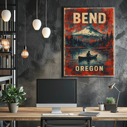 Bend, Oregon Adventure Poster