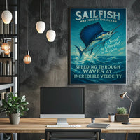 Sailfish Adventure Masterpiece: Oceanic Animal Poster