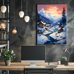 Winter Wonderland Retreat Poster